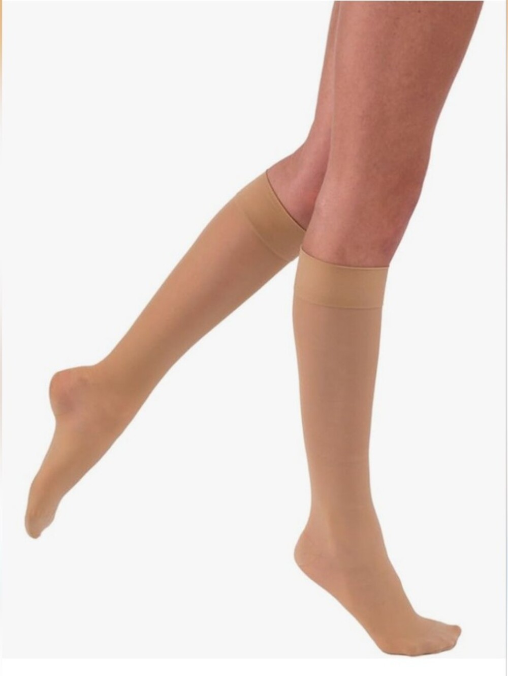 Compression Knee Highs -JUZO /15-20mmHg - NEW PAIR,,beige- Size III